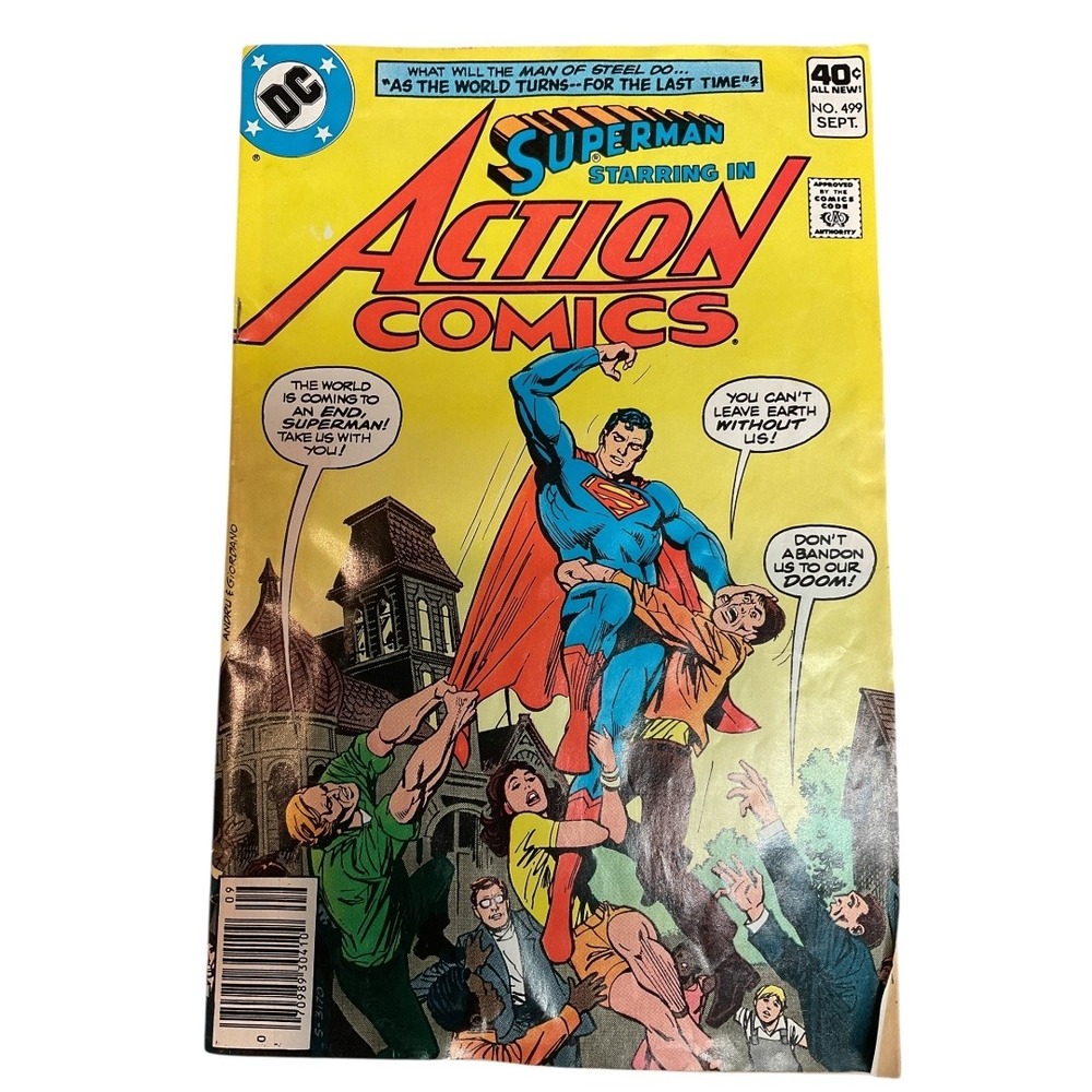 Action Comics #499 DC Comics Superman Classic Vintage Comic Issue Collectible OS